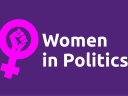 The logo of the feminist strike next to the text